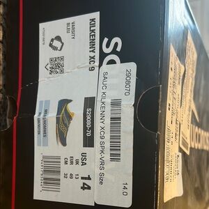 Saucony Kilkenny XC9 Running Shoes - Blue and Yellow